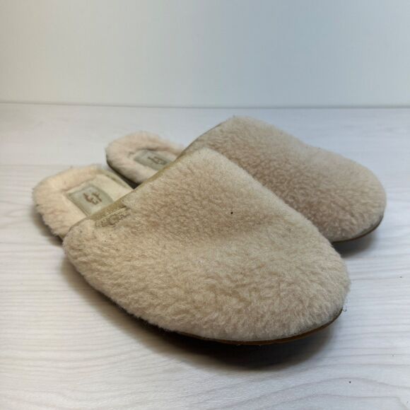UGG Women's Fluffette Wool Shearling Slip-On Slipper Faux Fur US Size 11 - Picture 1 of 12